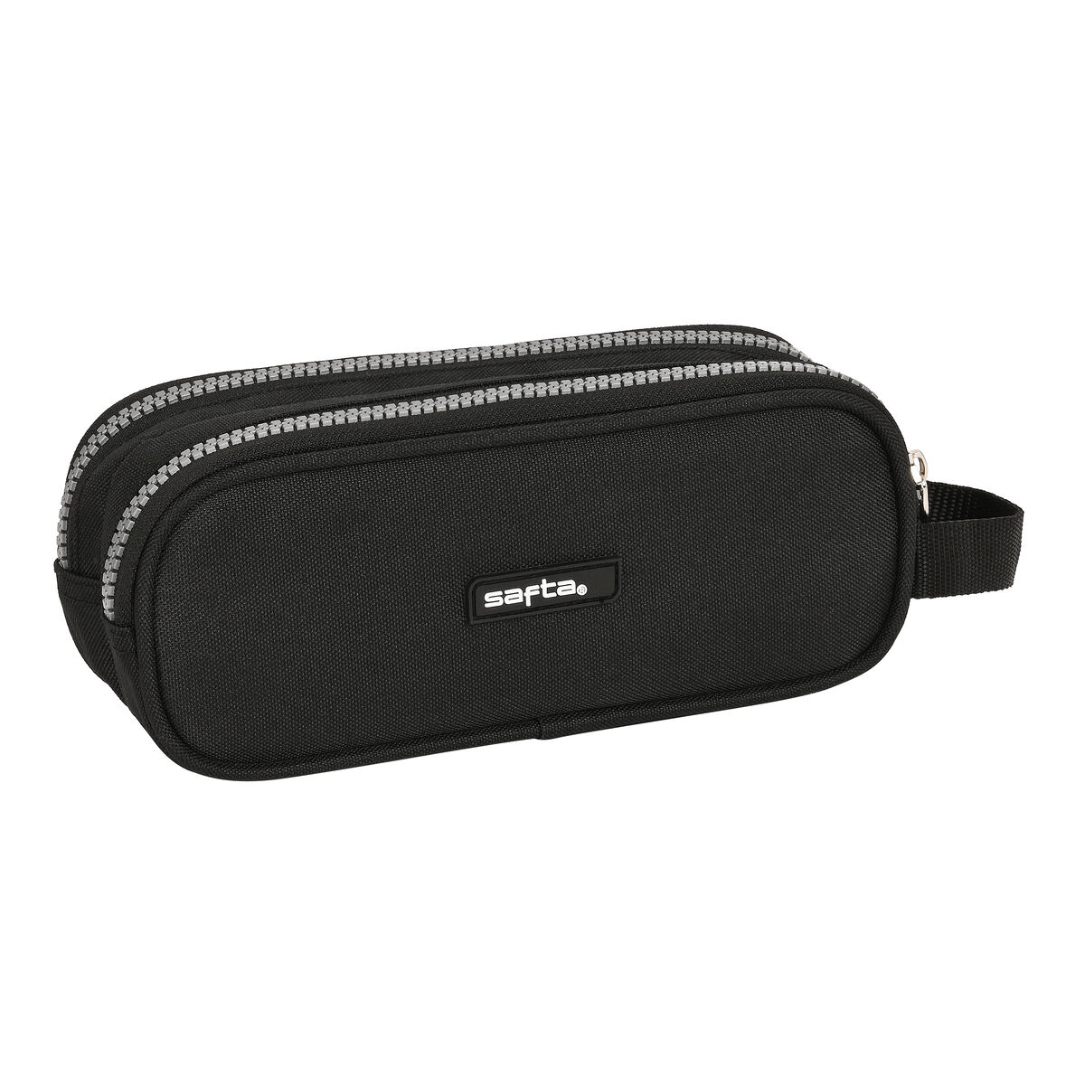 Bolsa Escolar Safta Stone Preto 21 x 8 x 6 cm